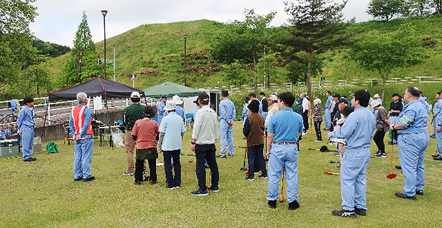 細倉地区グラウンドゴルフ大会を開催しました